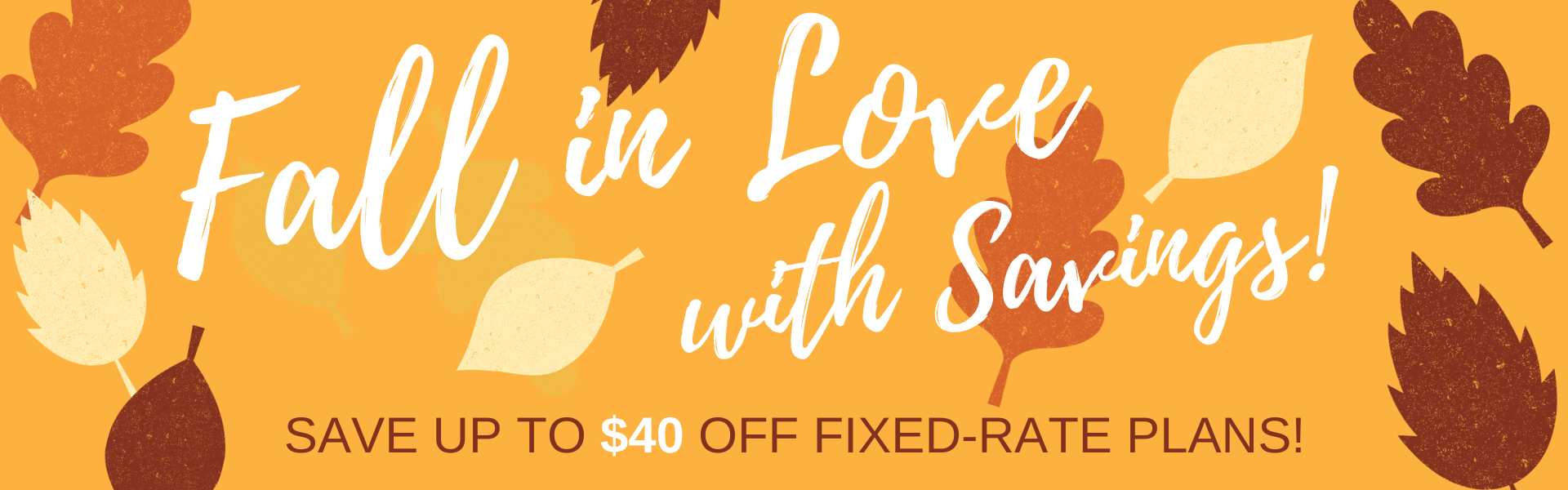 Fall In Love with Savings